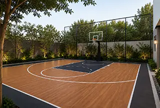 Half Basketball Court